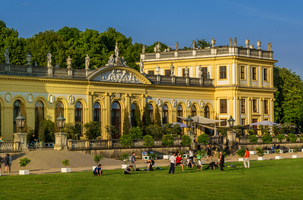 Die Orangerie in der Karlsaue in Kassel